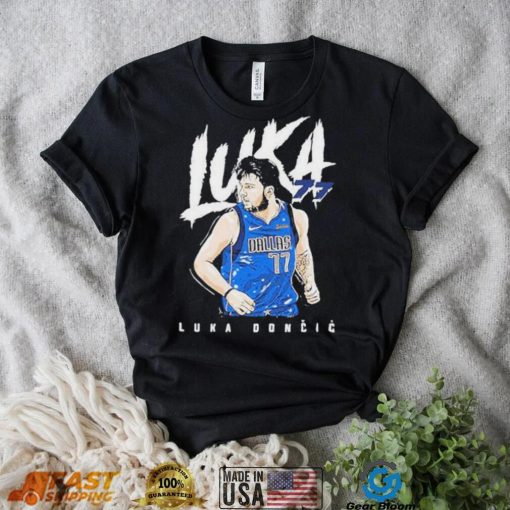 NBA luka doncic number 77 basketball sport graphic shirt