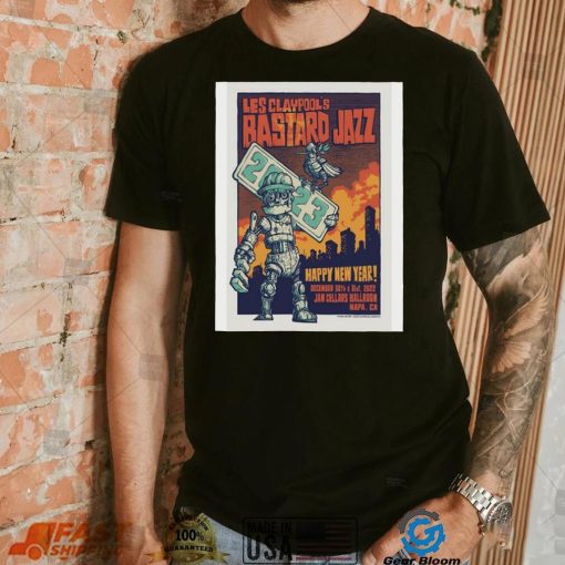 Les claypool’s bastard jazz napa jam cellars poster shirt