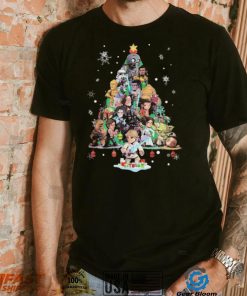 Star War Tree Christmas Chibi Character Shirt