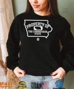 Property of the cornhusker state shirt