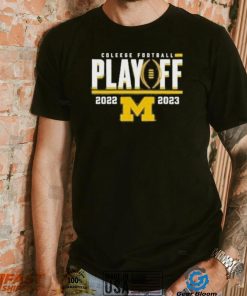 Michigan wolverines college Football playoff first down entry shirt