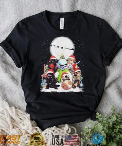 Star War Christmas Chibi Character Snow Shirt