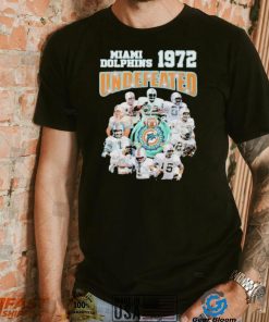 Miami Dolphins 1972 Undefeated Signature Shirt