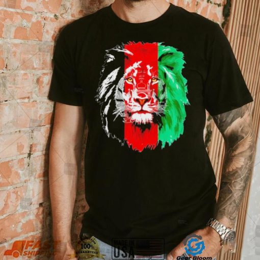 Afghanistan Flag Lion Graphic Tee – Free Shipping – Men’s & Women’s Sizes
