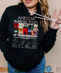 American Horror Story 12th Anniversary 2011 2023 Members Signature And Thank You For The Memories T Shirt