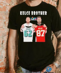 Kelce Brothers Jason Kelce Vs Travis Kelce Lvii Super Bowl Shirt