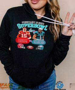 Patric Mahomes Vs Jalen Hurts Super Bowl Lvii Shirt