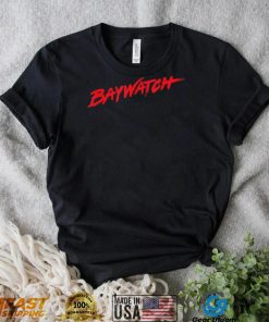 Baywatch Red Logo Action Drama Comedy TV Series T Shirt