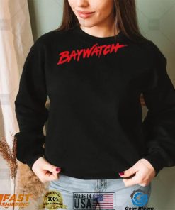 Baywatch Red Logo Action Drama Comedy TV Series T Shirt