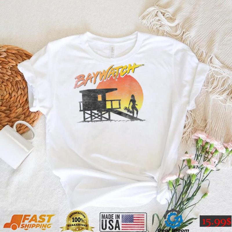 Baywatch T Shirt Lifeguard Sunset Action Drama Comedy T Shirt