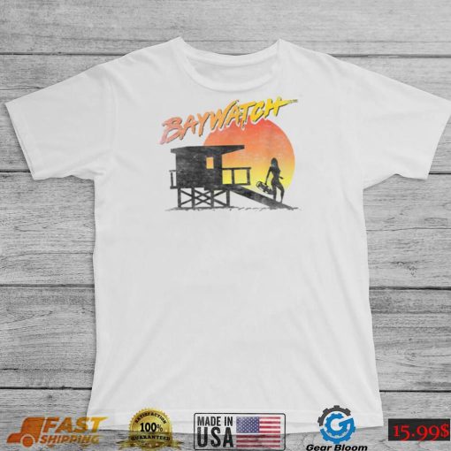 Baywatch T Shirt Lifeguard Sunset Action Drama Comedy T Shirt