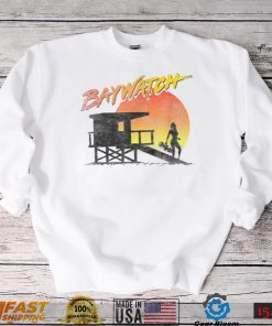 Baywatch T Shirt Triangle Tower Action Drama TV Series T Shirt
