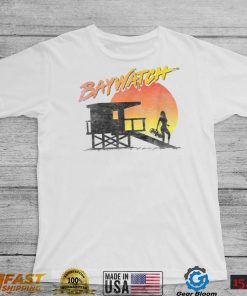 Baywatch T Shirt Triangle Tower Action Drama TV Series T Shirt