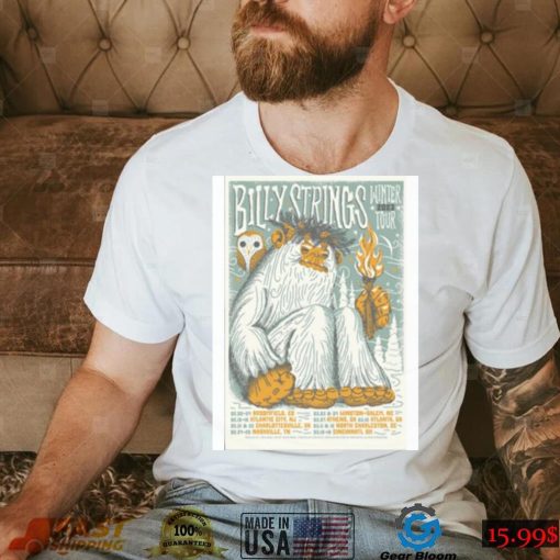 Billy Strings Winter Tour February & March 2023 shirt