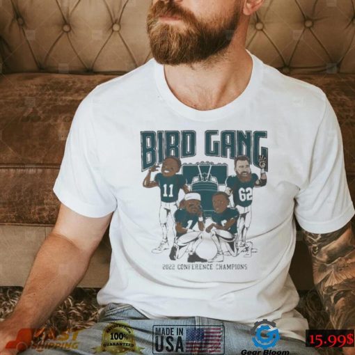 Bird Gang Philadelphia Eagles Conference Champions Caricatures Shirt