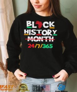 Black Heritage Black History Month 24 7 Proud Shirt