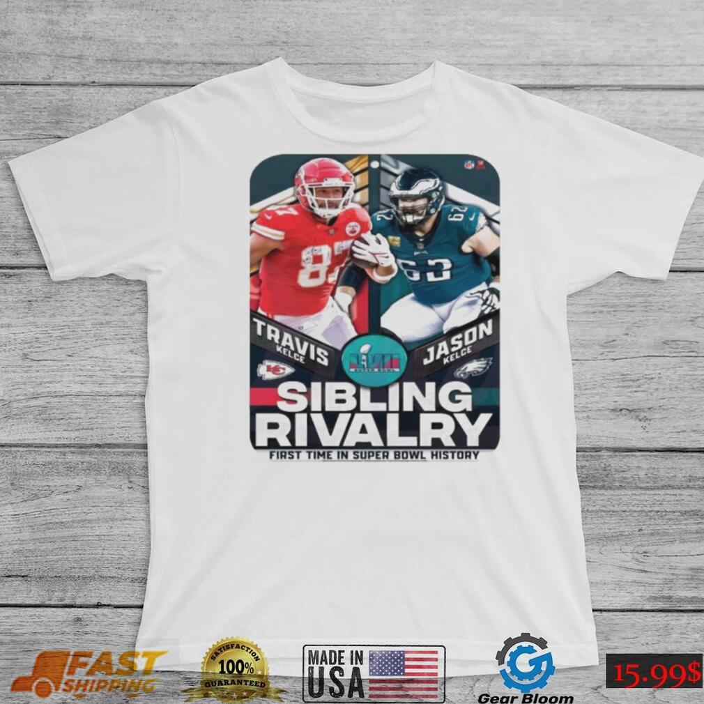 Travis Kelce Vs Jason Kelce Sibling Rivalry Shirt - Gearbloom