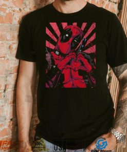 Deadpool Heart Hands Marvel Comics T Shirt