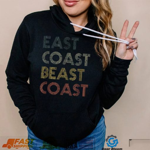 East Coast T Shirt Beast Coast Vintage Retro Design T Shirt