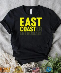 East Coast T Shirt Enthusiast Funny Roller Coaster Trendy Shirt