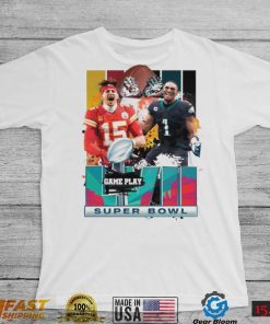 Game Day Super Bowl Lvii Mohames Chiefs Vs Hurt Eagles Shirt