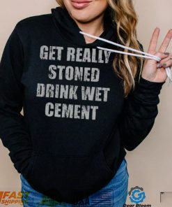 Men’s Wet Cement T-Shirt – Get Really Stoned and Have Fun!