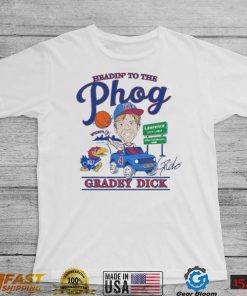Gradey Dick Kansas Jayhawks Heading To The Phog Basketball Shirt