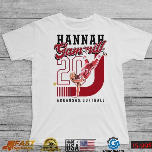 Hannah Gammill Arkansas Softball T shirt