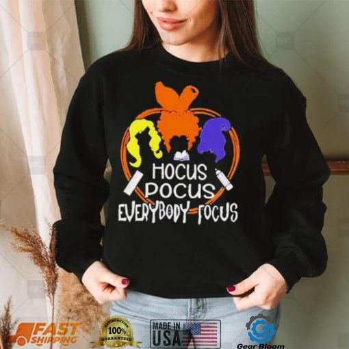 Hocus Pocus Everybody Focus T-Shirt – Funny Graphic Tee for Men & Women