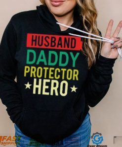 Husband Daddy protector hero vintage Father’s Day T shirt