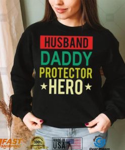 Husband Daddy protector hero vintage Father’s Day T shirt