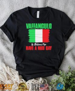 Italia Flag Art Vaffanculo Shirt