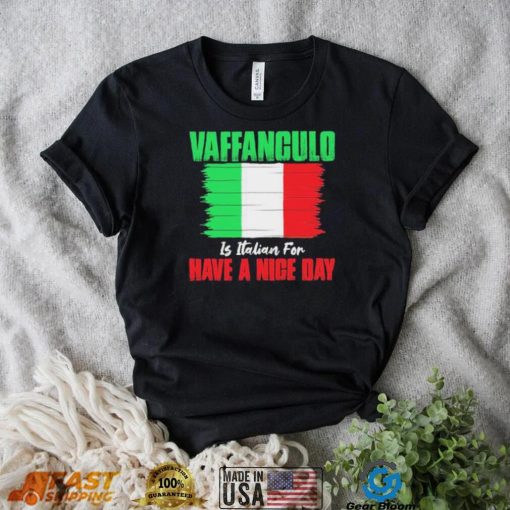 Italia Flag Art Vaffanculo Shirt