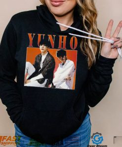 Jeong Yunho Vocalist Of Ateez Band T Shirt copy