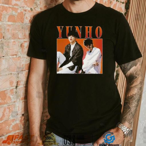 Jeong Yunho Vocalist Of Ateez Band T Shirt copy