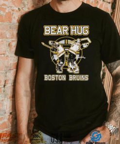 Jeremy Swayman, Linus Ullmark Bear Hug Boston Bruins Signatures Shirt