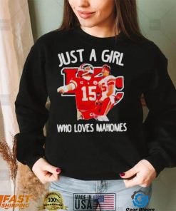 Just A Girl Who Love Patrick Mahomes Kansas City Chiefs Shirt