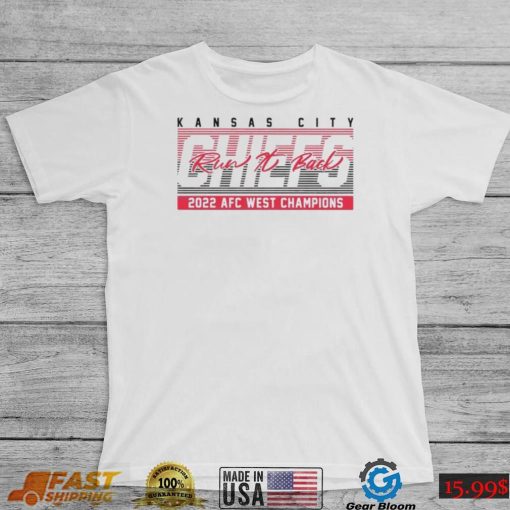 Kansas City Chiefs 2022 Afc West Champions Run It Back Shirt