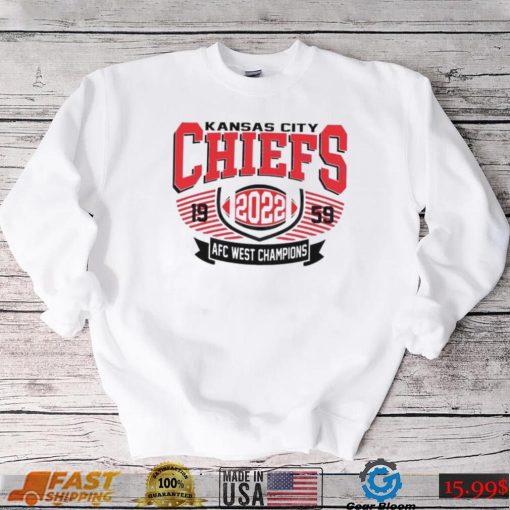 Kansas City Chiefs 2022 Afc West Champions Shirt