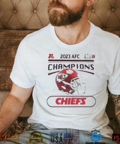 Kansas City Chiefs 2023 AFC Conference Champions Helmet Shirt