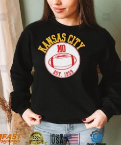 Kansas City MO KC Football EST 1959 Emblem Shirt