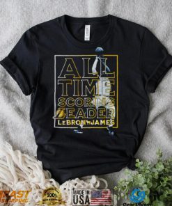 LeBron James Los Angeles Lakers NBA All Time Scoring Record shirt