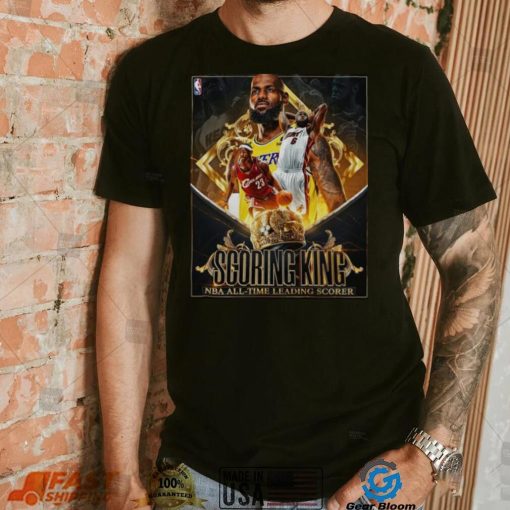 Lebron James Scoring King NBA All Time Leading Scorer Shirt