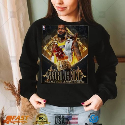 Lebron James Scoring King NBA All Time Leading Scorer Shirt