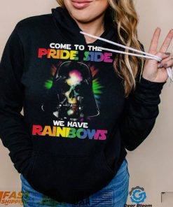 Lgbt Star Wars Darth Vader Skull Shirt Pride Side Rainbows Shirt