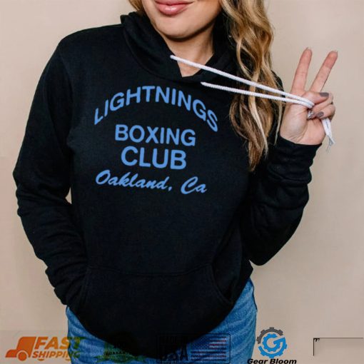 Lightning’s boxing club oakland ca T shirt