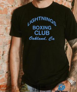 Lightning’s boxing club oakland ca T shirt