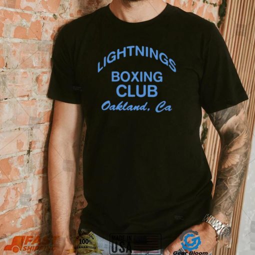 Lightning’s boxing club oakland ca T shirt