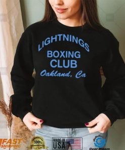 Lightning’s boxing club oakland ca T shirt