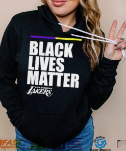 Los Angeles Lakers black lives matter T shirt